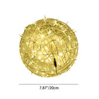 Modern Art Deco Waterproof Pvc Hanging Ball Decoration LED Outdoor Pendant Light Outdoor Light for Garden Lumendat
