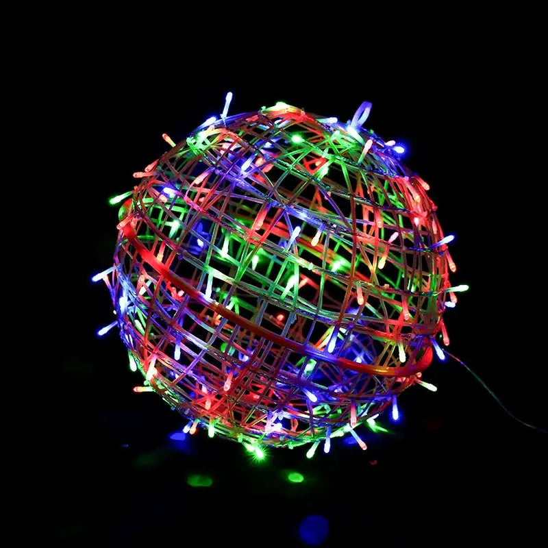 Modern Art Deco Waterproof Pvc Hanging Ball Decoration LED Outdoor Pendant Light Outdoor Light for Garden Lumendat