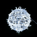 Modern Art Deco Waterproof Pvc Hanging Ball Decoration LED Outdoor Pendant Light Outdoor Light for Garden Lumendat