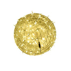 Modern Art Deco Waterproof Pvc Hanging Ball Decoration LED Outdoor Pendant Light Outdoor Light for Garden Lumendat