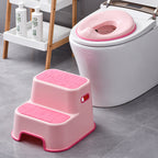 Lumendat Contemporary Creative Kids TPE PP Rectangular Letter Portable Footstool 2-Tier For Bathroom Lumendat