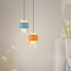 Contemporary Creative Kids Aluminum Iron Acrylic Cartoon Model Liftable LED Pendant Light For Bedside