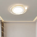 Contemporary Nordic Iron Acrylic Star Round Square Oval Moon Rectangular LED Flush Mount Ceiling Light For Living Room Lumendat