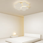 Modern Simplicity Love Heart Shape Acrylic Iron LED Flush Mount Ceiling Light For Bedroom