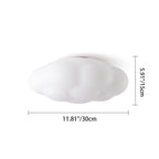 Modern Creative Clouds Children Iron PE LED Flush Mount Lighting