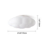 Modern Creative Clouds Children Iron PE LED Flush Mount Lighting