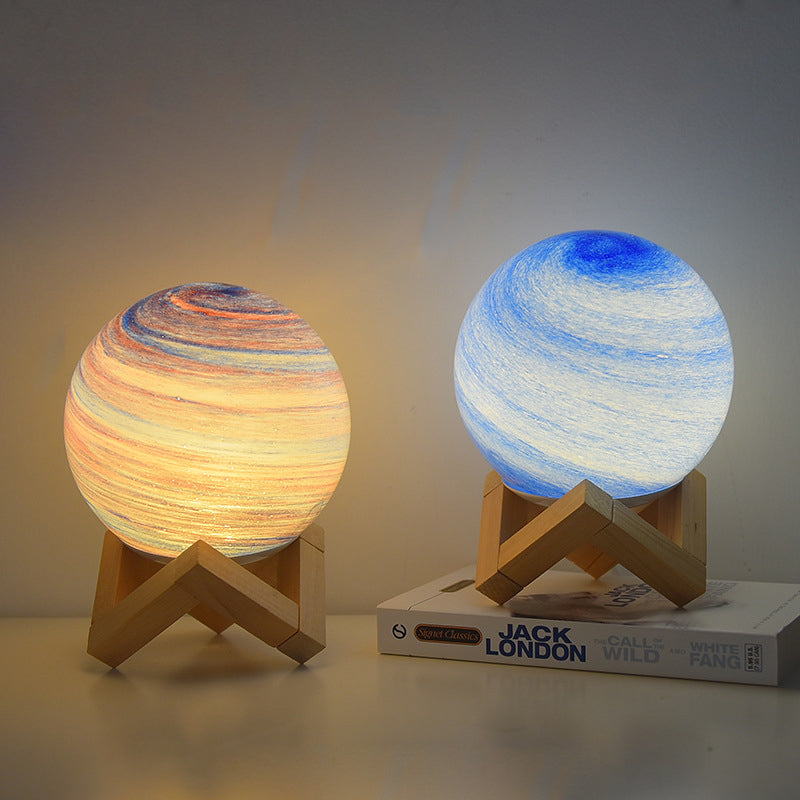 Nordic Creative Planet Design LED Decorative Night Light Table Lamp Lumendat