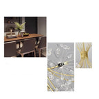 Modern Crystal Dandelion LED Chandelier – 13 or 19 Lights, Black & Gold Lumendat