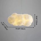 Floating Cloud 1-light LED Pendant Light Lumendat