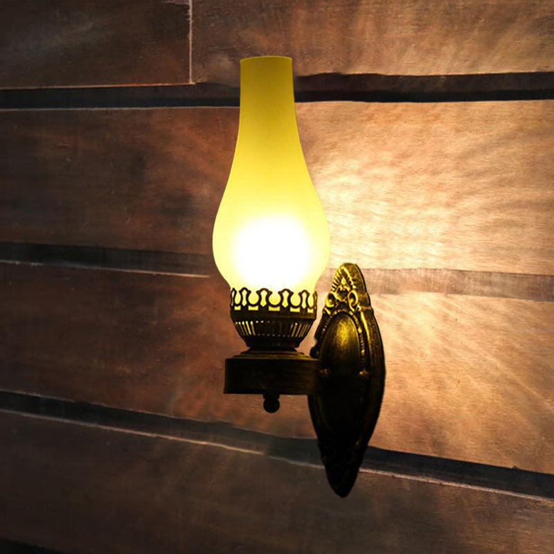Retro Kerosene 1-Light Wall Sconce Lamps