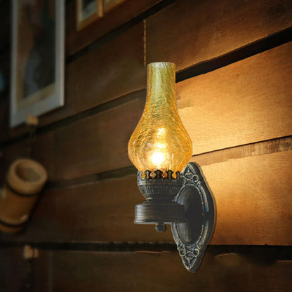 Retro Kerosene 1-Light Wall Sconce Lamps