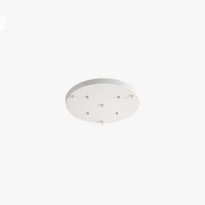 Modern Shaped Glass 1-Light Cloud Suspension Pendant Light