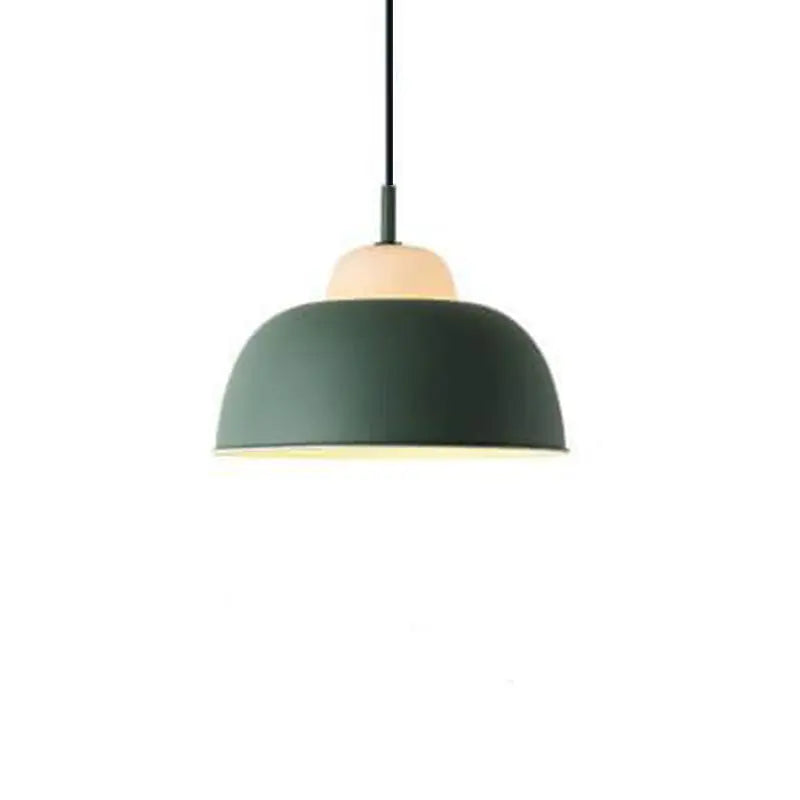 Nordic Creative Macaron Aluminum 1-light Dome Pendant Light Lumendat