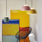 Nordic Creative Macaron Aluminum 1-light Dome Pendant Light Lumendat