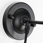 Retro Industrial Wrought Iron 1-Light  Pulley Wall Sconce Lamp