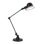 Vintage Industrial Iron Mechanical Long Arm 1-Light Table Lamp Lumendat
