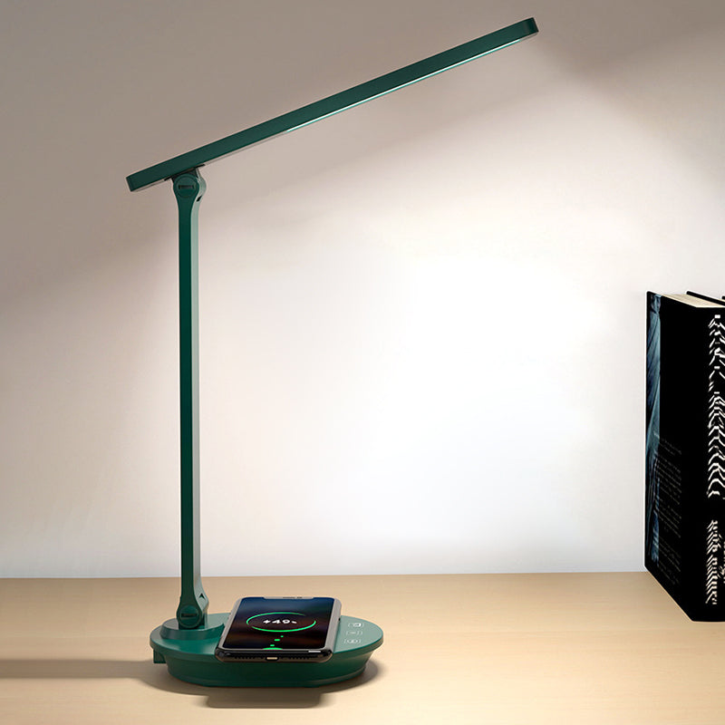 Modern Double Folding Eye Care Wireless Rechargeable LED Desk Lamp Lumendat