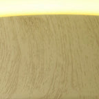 Modern Simple Wood Grain Round Iron LED Flush Mount Ceiling Light BulbSquare