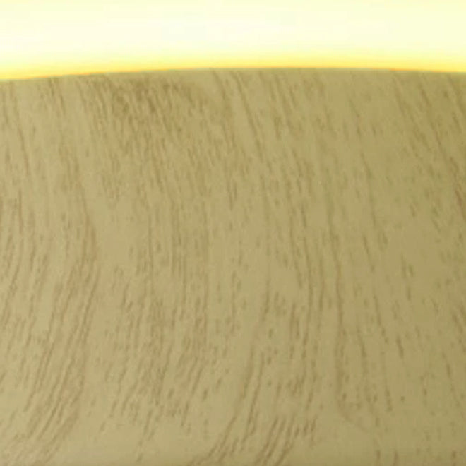 Modern Simple Wood Grain Round Iron LED Flush Mount Ceiling Light BulbSquare