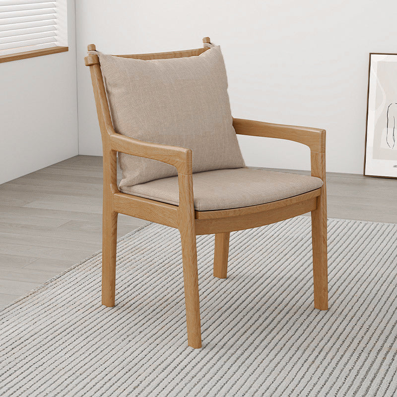 Contemporary Nordic North American Ash Wood Dining Table Set - Rectangular Dining Table Set With Cushioned Chairs For Dining Room & Kitchen Lumendat