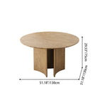 Contemporary Scandinavian North American Ash Wood Dining Table Set - Round Dining Table Curved Back Chairs For Dining Room Lumendat