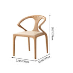 Contemporary Scandinavian North American Ash Wood Dining Table Set - Round Dining Table Curved Back Chairs For Dining Room Lumendat