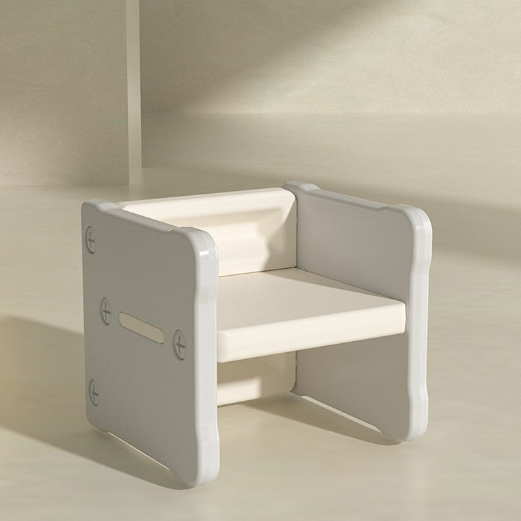 Lumendat Contemporary Nordic Rectangular Hollow PE Kids Desk & Chair Set For Home Office Lumendat