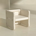 Lumendat Contemporary Nordic Rectangular Hollow PE Kids Desk & Chair Set For Home Office Lumendat