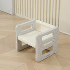 Lumendat Contemporary Nordic Rectangular Hollow PE Kids Desk & Chair Set For Home Office Lumendat
