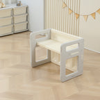 Lumendat Contemporary Nordic Rectangular Hollow PE Kids Desk & Chair Set For Home Office Lumendat
