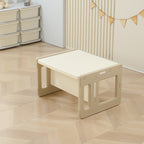 Lumendat Contemporary Nordic Rectangular Hollow PE Kids Desk & Chair Set For Home Office Lumendat