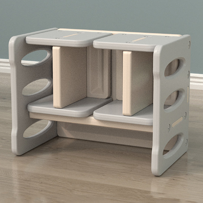 Lumendat Contemporary Nordic Rectangular Hollow PE Kids Desk & Chair Set For Home Office Lumendat