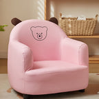 Lumendat Contemporary Creative Animal-Shaped PU Leather Cotton Linen Solid Wood Accent Chair Backrest Armrest For Living Room Lumendat