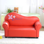 Lumendat Modern Minimalist Rectangular Curved Solid Wood PU Leather Kids Sofa Backrest Armrest For Living Room Lumendat