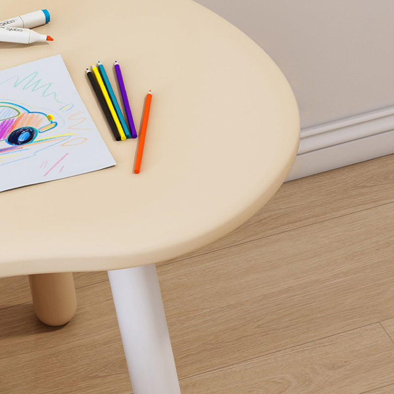 Lumendat Contemporary Scandinavian Oval Solid Wood Eco-Panel Rubber Injection- Molding Height-Adjustable Kids Desk & Chair Set For Bedroom Lumendat