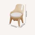 Lumendat Contemporary Scandinavian Oval Solid Wood Eco-Panel Rubber Injection- Molding Height-Adjustable Kids Desk & Chair Set For Bedroom Lumendat