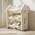 Lumendat Contemporary Creative Rectangular HDPE Treehouse-Shape Storage Cabinet 3-Tier For Bedroom & Living Room Lumendat