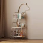 Lumendat Contemporary Creative Rectangular Dinosaur-Shaped Iron Kids Storage Bookshelf 3-Tier For Living Room & Bedroom Lumendat