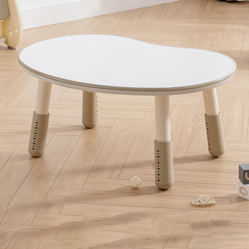 Lumendat Contemporary Creative Oval Medium-Density Fiberboard PP Height-Adjustable Kids Table For Living Room & Bedroom Lumendat