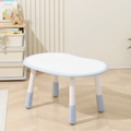 Lumendat Modern Minimalist Oval Eco-Friendly Board Kid Side Table 4-Leg For Living Room Lumendat