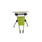 Modern Minimalist Hexagonal High-density Medium-density Fiberboard Iron Desks Foldable For Home Office DFM-F
