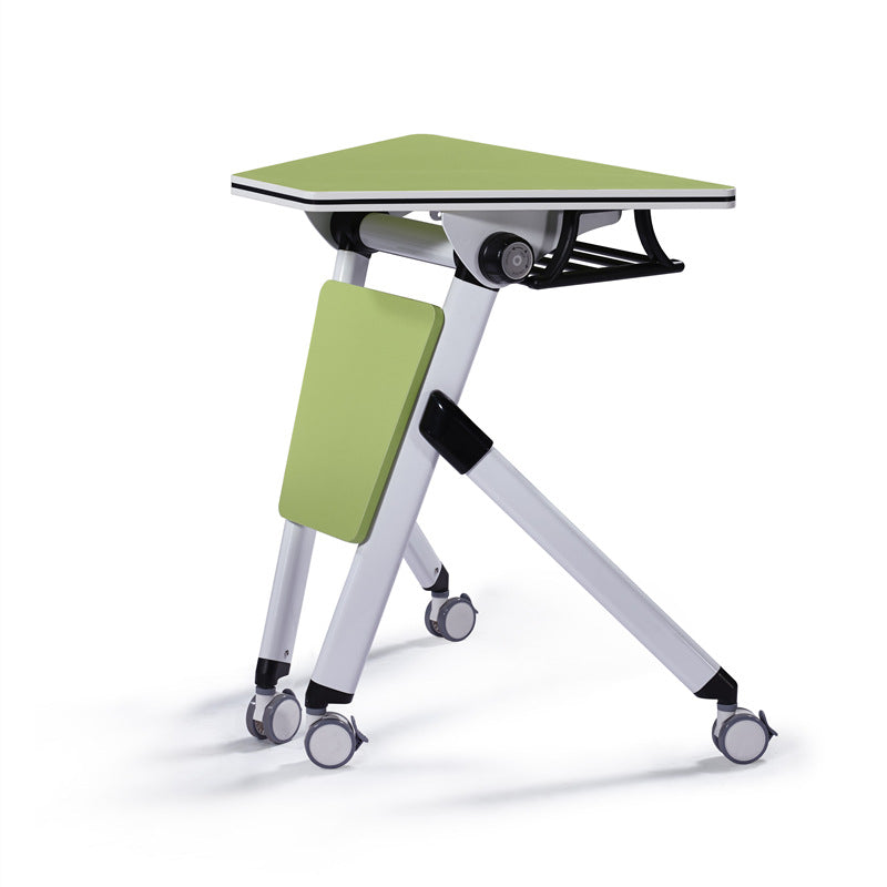 Modern Minimalist Hexagonal High-density Medium-density Fiberboard Iron Desks Foldable For Home Office