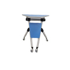 Modern Minimalist Hexagonal High-density Medium-density Fiberboard Iron Desks Foldable For Home Office DFM-F