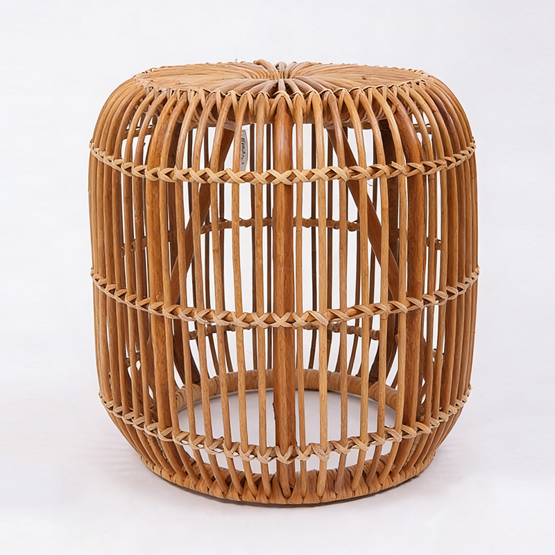 Modern Minimalist Bamboo Rattan Outdoor Side Table Lightweight, Durable, Eco-Friendly & Breathable Design For Patio And Garden Lumendat