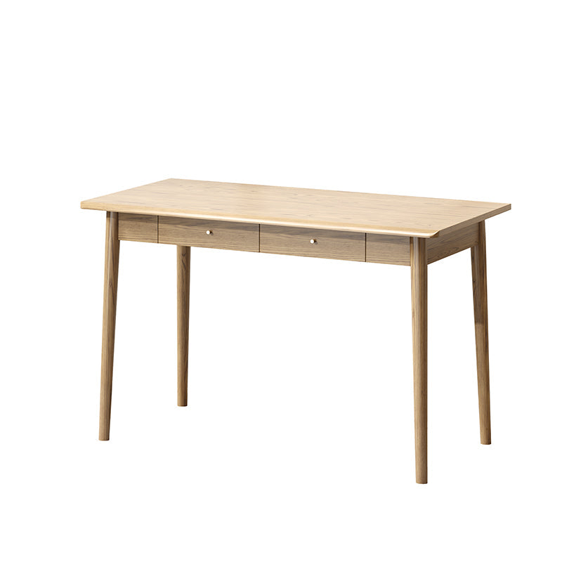 Modern Simplicity Desk & Chair Set - Solid Ash Wood, Sturdy, Stable, Natural Grain, Eco-Friendly Ergonomic For Home Office Lumendat