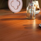Premium Small Space Friendly Ash Wood Dining Table - French Oval Table With Thick Solid Top, Anti-Collision Rounded Corners, Durable For 6 Seats Lumendat