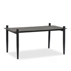 Industrial Style Sturdy Outdoor Coffee Table - 4-Leg Stability Strong Foundation For Balcony & Garden Lumendat