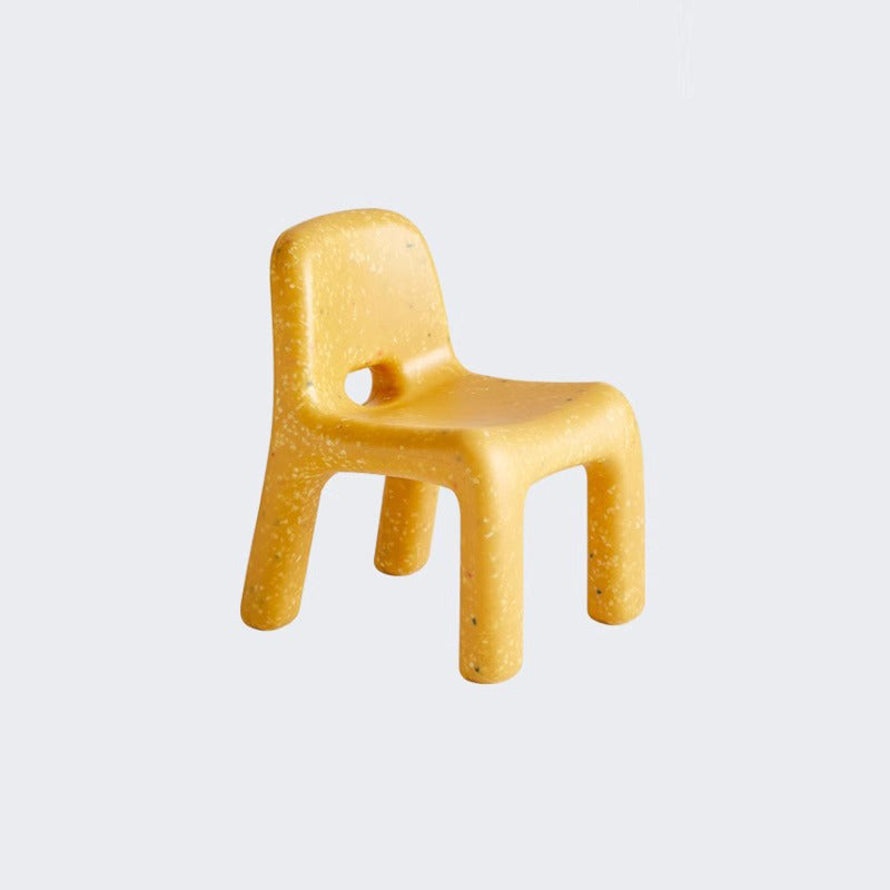 Lumendat Contemporary Nordic PE Oval Kids Colorful Safe Desk & Chair Set For Living Room & Study Lumendat