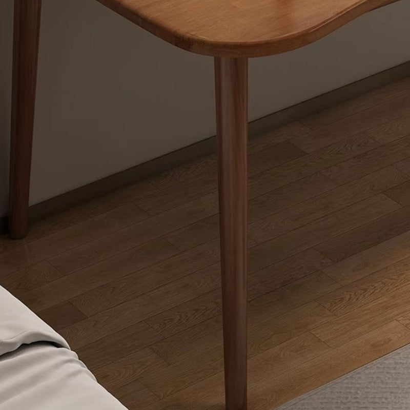 Modern Minimalist Rectangular Solid Wood Desks 4- Leg For Home Office DFM-F