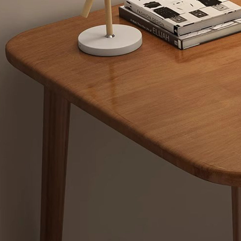 Modern Minimalist Rectangular Solid Wood Desks 4- Leg For Home Office DFM-F